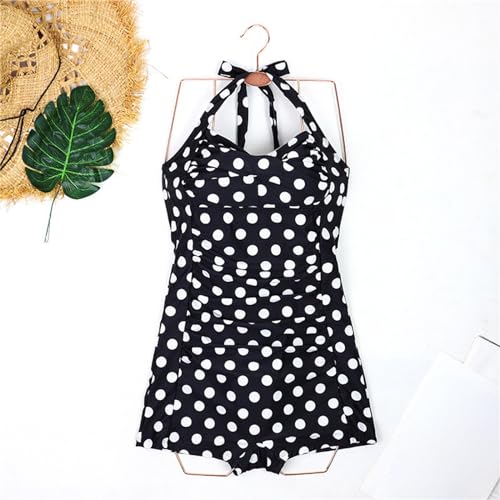 Traje de baño deportivo competitivo de una pieza para mujer, a prueba de fugas, espalda cruzada, con control de abdomen, traje de baño para adolescentes y mujeres, Negro, S