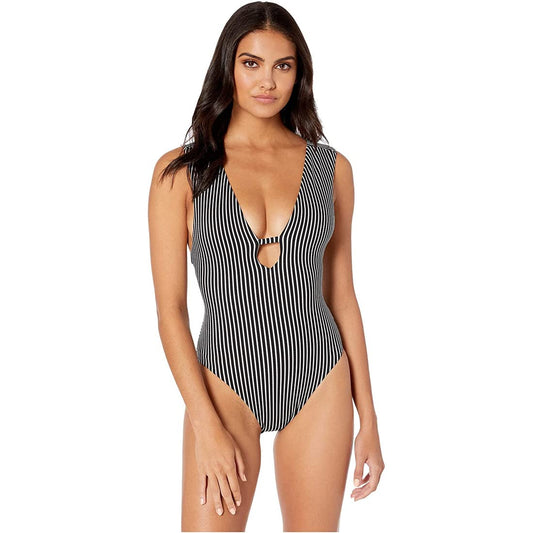 Seafolly Women's Deep V Plunge One Piece Swimsuit